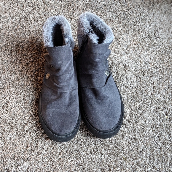 Blowfish Mahokia SHR grey suede high top Women's size 9 (Bin 2) - Picture 3 of 4